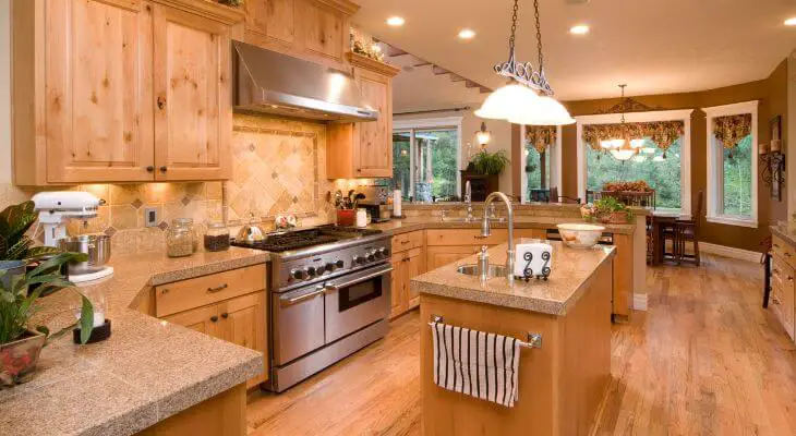 beech wood kitchen cabinets
